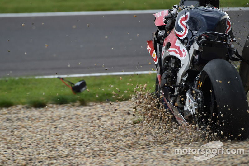 Unfall: Stefan Bradl, Honda World Superbike Team