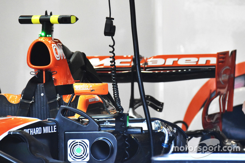 Il posteriore della McLaren MCL32