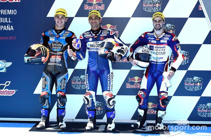 Na Moto3, Jorge Martin conquistou sua segunda pole do ano em Jerez. Vice-líder do campeonato, o piloto verá seu rival na disputa, Joan Mir, saindo do nono lugar no grid.