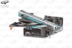 Mercedes W08, il nuovo muso per il GP dìAustria