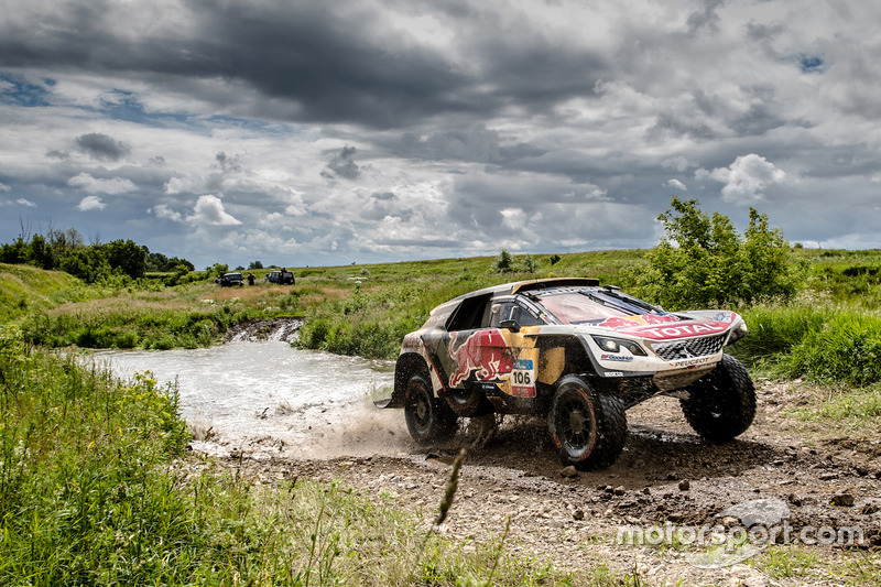 #106 Peugeot Sport Peugeot 3008 DKR: Stéphane Peterhansel, Jean-Paul Cottret