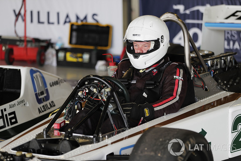 Une Williams FW06 de 1978 en démonstration