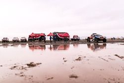 Inundación en el Bivouac en Oruro