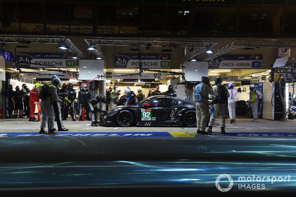 #92 Porsche GT Team Porsche 911 RSR: Michael Christensen, Kevin Estre, Laurens Vanthoor
