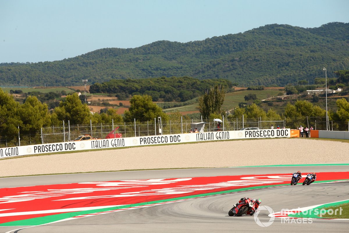 Chaz Davies, ARUBA.IT Racing Ducati, Michael van Der Mark, Pata Yamaha, Garrett Gerloff, GRT Yamaha