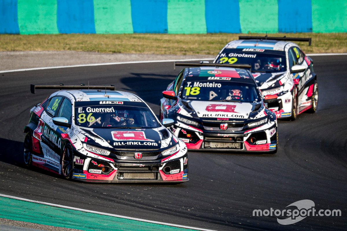 Esteban Guerrieri, ALL-INKL.COM Münnich Motorsport Honda Civic TCR, Tiago Monteiro, ALL-INKL.DE Münnich Motorsport Honda Civic TCR, Nestor Girolami, ALL-INKL.COM Münnich Motorsport Honda Civic TCR