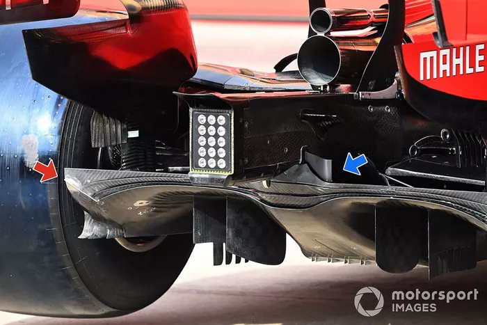 Difusor del Ferrari SF1000 