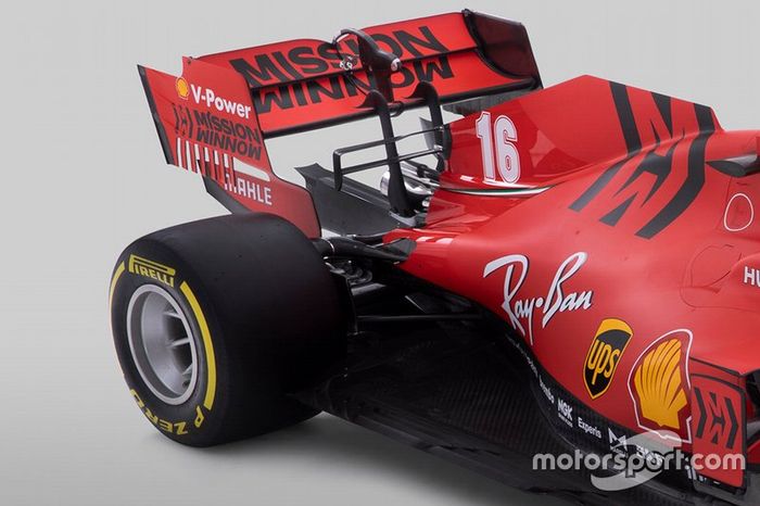 Ferrari SF1000, dettagli del posteriore