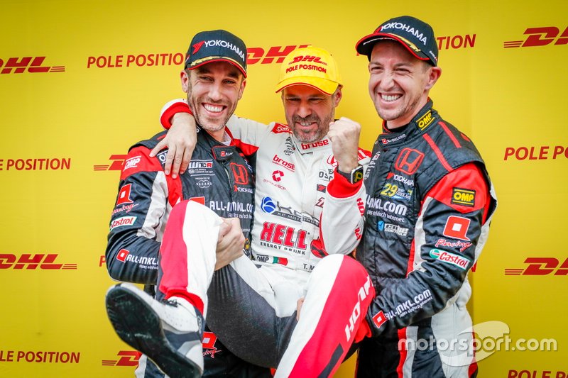 Tiago Monteiro, KCMG Honda Civic Type R TCR, Esteban Guerrieri, ALL-INKL.COM Münnich Motorsport Honda Civic Type R TCR, Néstor Girolami, ALL-INKL.COM Münnich Motorsport Honda Civic Type R TCR