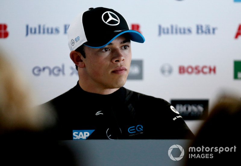 Nyck De Vries, Mercedes Benz EQ in the press conference