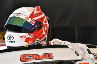 Christopher Bell, Joe Gibbs Racing, Toyota Supra Rheem helmet
