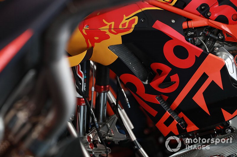 Detalle de la moto de Red Bull KTM Factory Racing