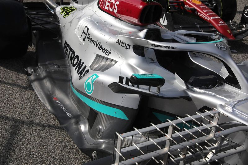 Mercedes W13 detail