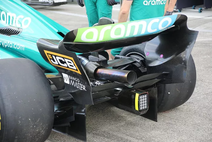 Aston Martin AMR23 detalles técnicos