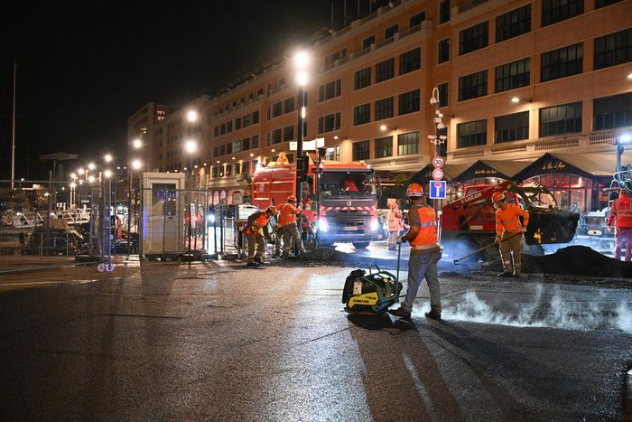 Préparatifs du Grand Prix de Monaco
