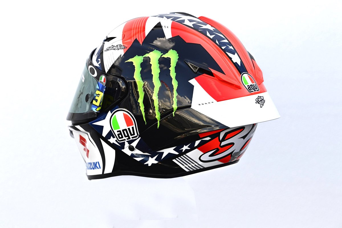 Casco de Joan Mir, Team Suzuki MotoGP