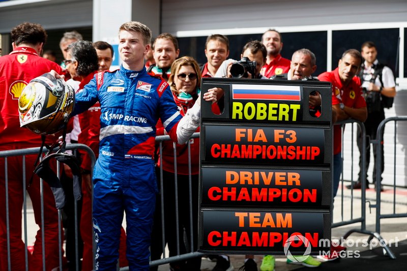 El campeón de la FIA F3 2019: Robert Shwartzman, PREMA Racing