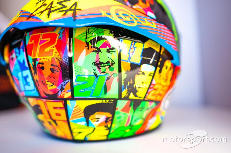 Il casco di Francesco Bagnaia, Pramac Racing