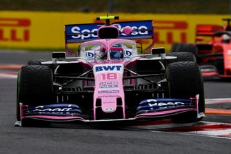 Lance Stroll, Racing Point RP19, Sebastian Vettel, Ferrari SF90