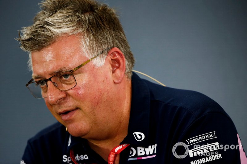 Otmar Szafnauer, Team Principal e CEO, Racing Point, durante la conferenza stampa dei Team Principal