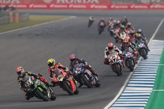 Jonathan Rea, Kawasaki Racing, Alvaro Bautista, Aruba.it Racing-Ducati SBK Team