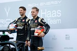 Kevin Magnussen, Haas F1 Team, Romain Grosjean, Haas F1 Team