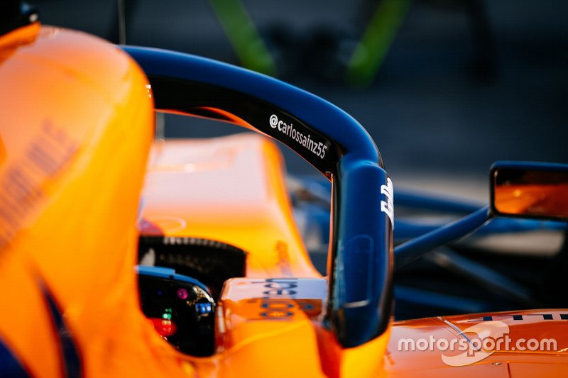 Dettaglio della monoposto di Carlos Sainz Jr., McLaren