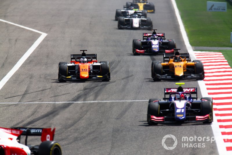 Ralph Boschung, TRIDENT, Jordan King, MP MOTORSPORT et Dorian Boccolacci, CAMPOS RACING