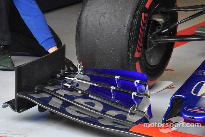 Toro Rosso, detalle técnico del morro