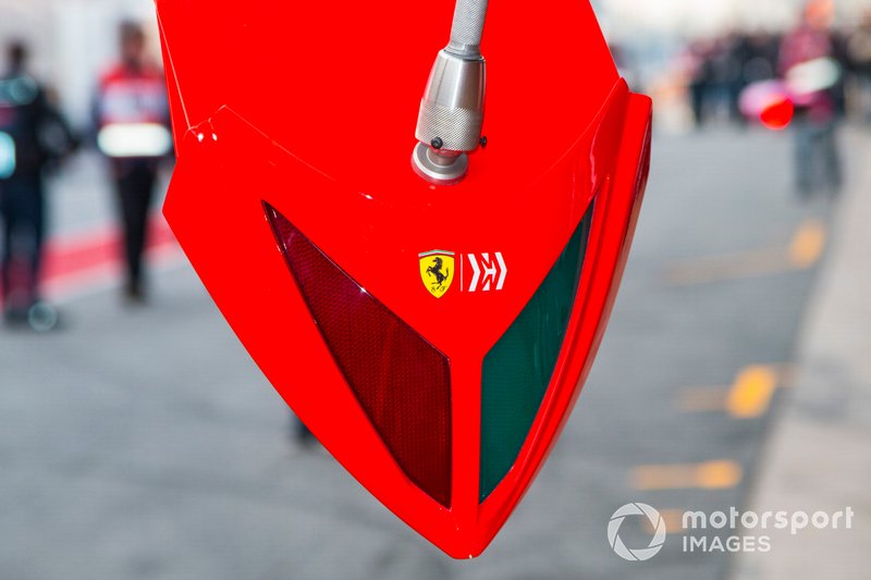 Ferrari pit detail