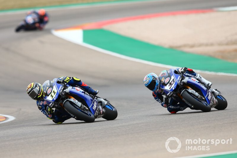 Sandro Cortese, GRT Yamaha WorldSBK, Marco Melandri, GRT Yamaha WorldSBK, Michael van der Mark, Pata Yamaha