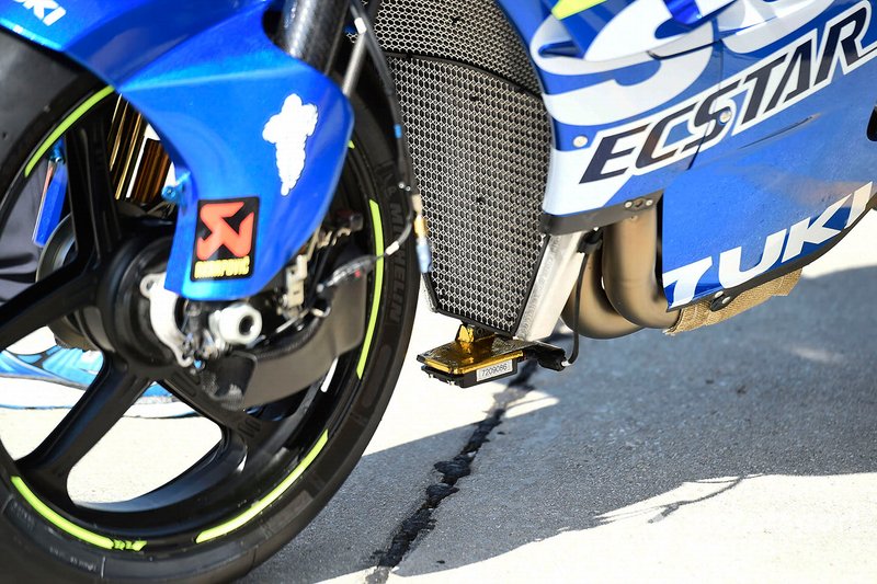 Team Suzuki MotoGP bike detalle
