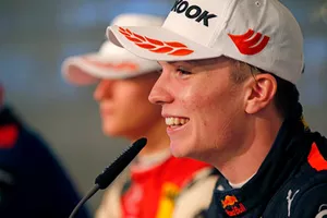 Conferencia de prensa, Dan Ticktum, Motopark Dallara F317 - Volkswagen