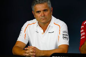 Gil de Ferran, Sporting Director, McLaren, in de persconferentie 