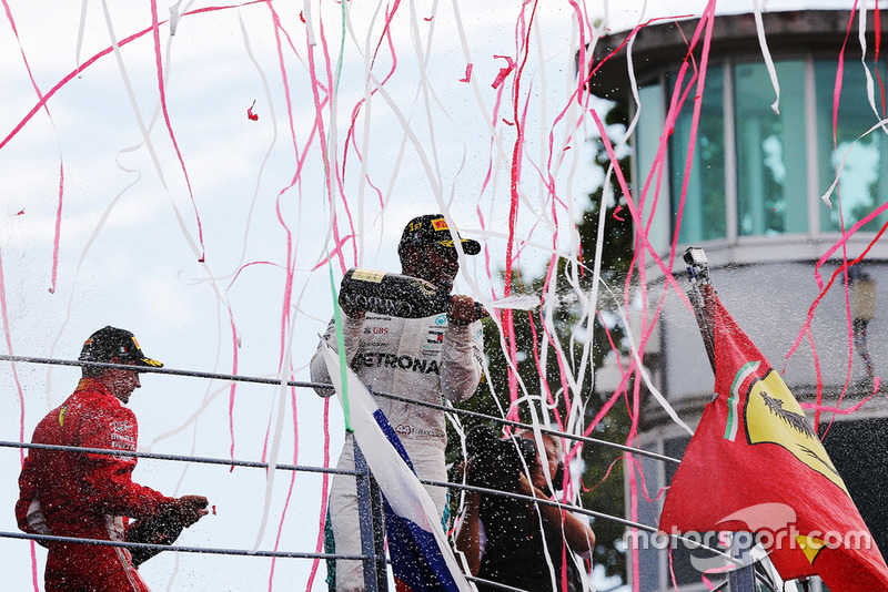 Suasana podium GP Italia