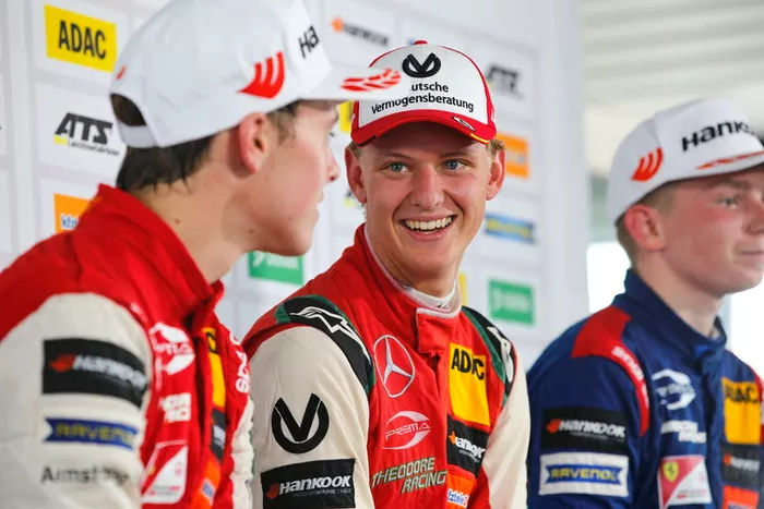 Conférence de presse, Mick Schumacher, PREMA Theodore Racing Dallara F317 - Mercedes-Benz
