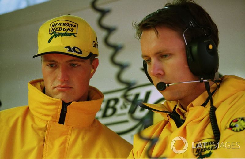 Ralf Schumacher, Jordan 198 ve yarış mühendisiSam Michael