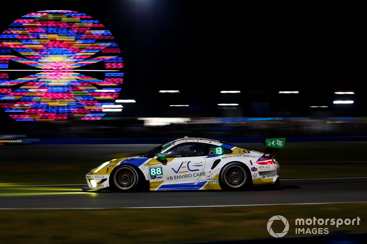 #88: Team Hardpoint EBM Porsche 911 GT3R, GTD: Rob Ferriol, Earl Bamber, Katherine Legge, Christina Nielsen