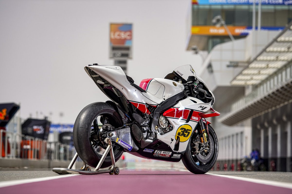 Yamaha YZR-M1 im Sonderdesign für 60 Jahre Yamaha im Grand-Prix-Sport