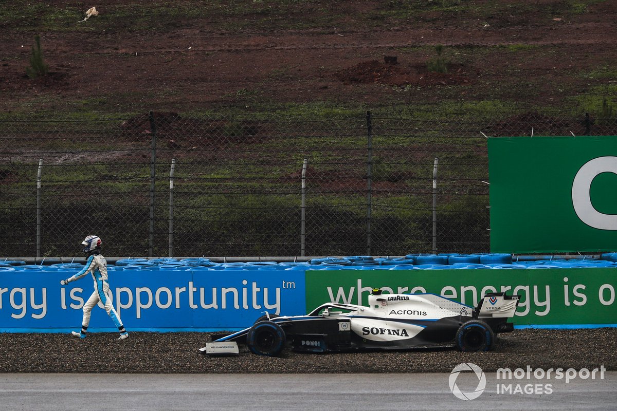 Николя Латифи, Williams Racing, после вылета