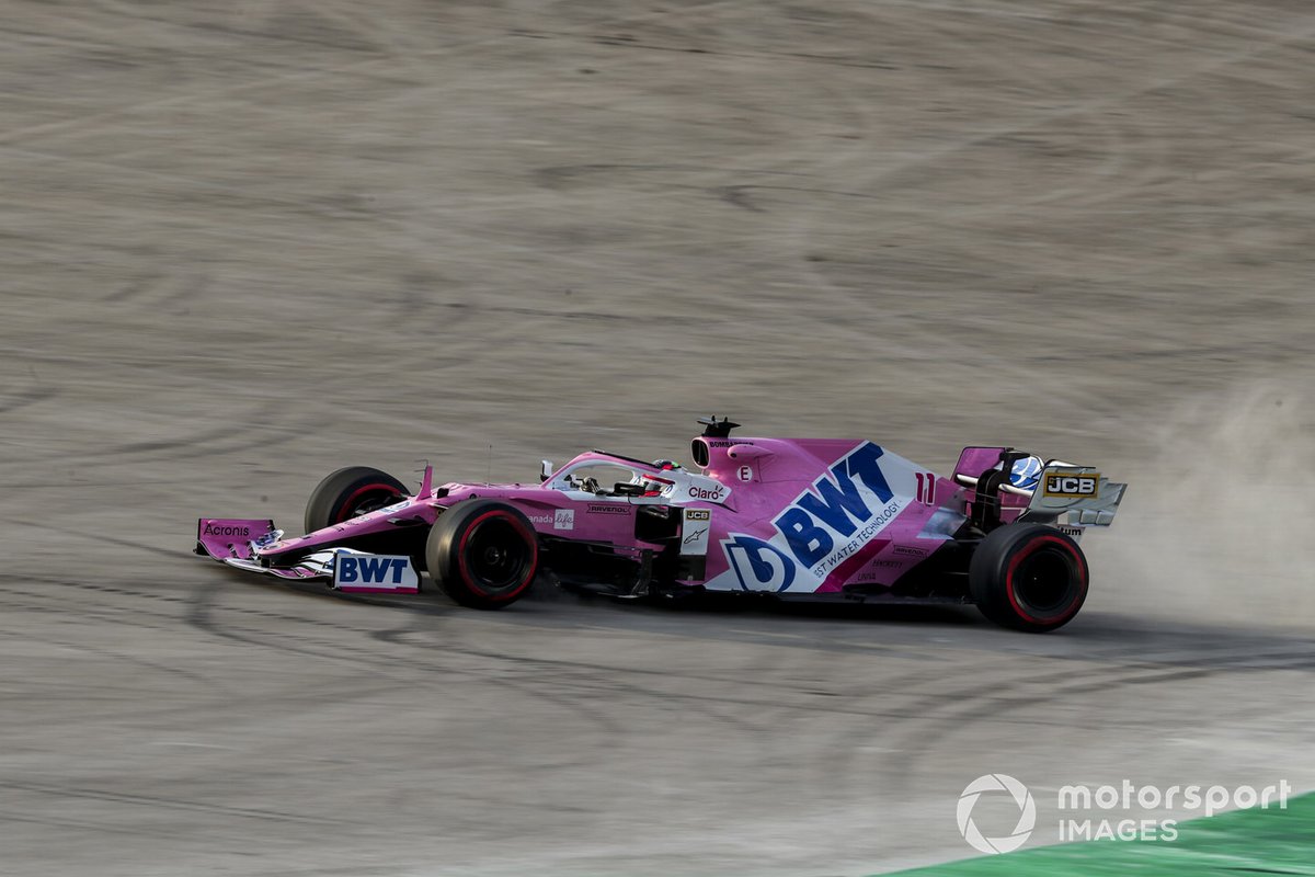 Fuoripista di Sergio Perez, Racing Point RP20