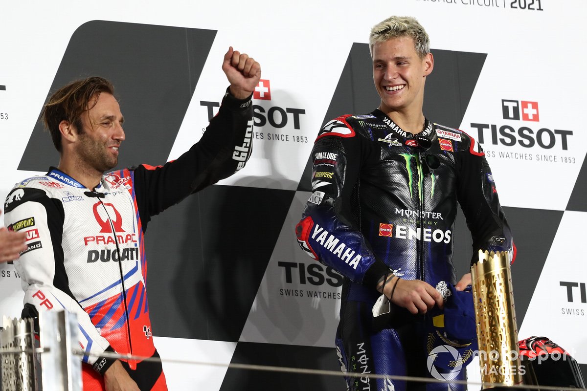 Podio: ganador Fabio Quartararo, Yamaha Factory Racing