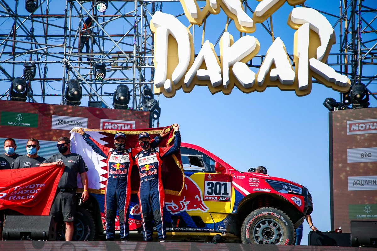 #301 Toyota Gazoo Racing: Nasser Al-Attiyah, Matthieu Baumel