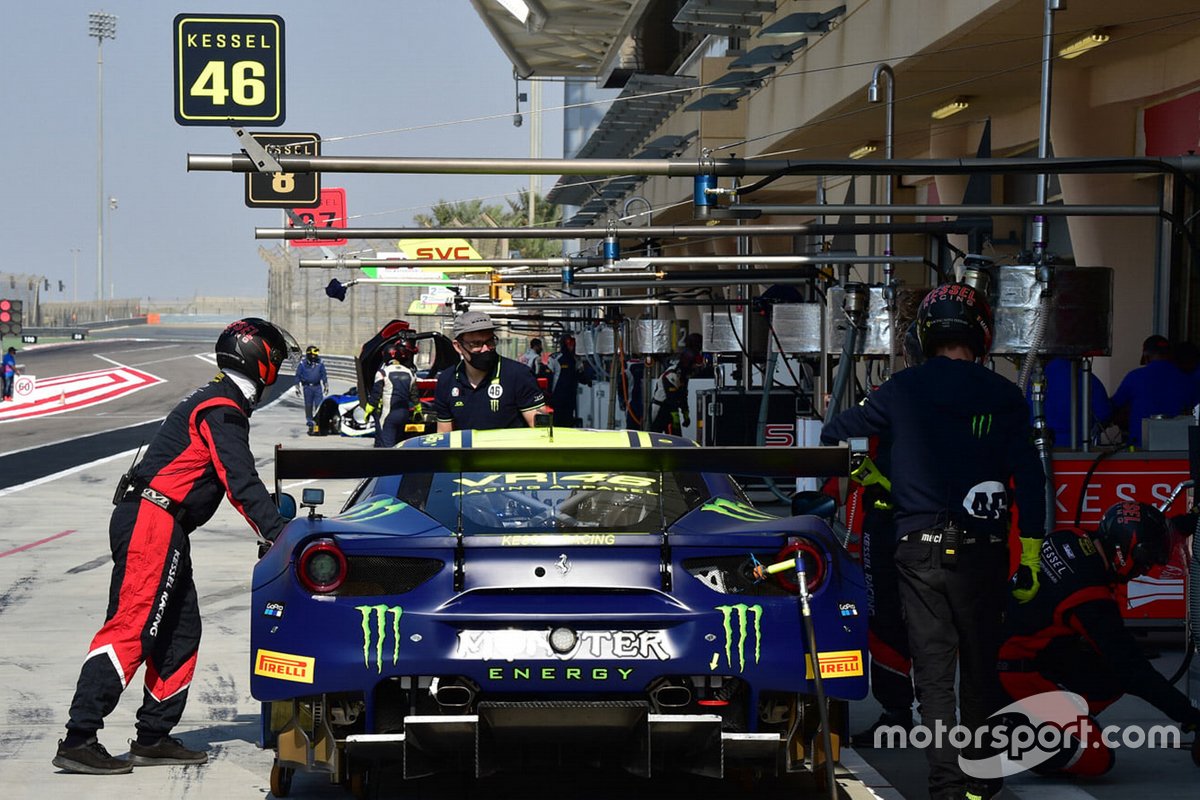 #46 Kessel Racing Monster VR46, Ferrari 488 GT3: Valentino Rossi, Alessio Salucci, Luca Marini