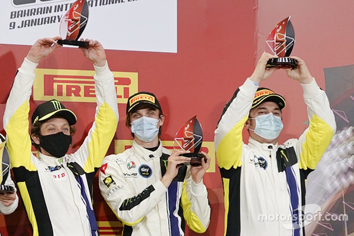 #46 Kessel Racing Monster VR46, Ferrari 488 GT3: Valentino Rossi, Alessio Salucci, Luca Marini