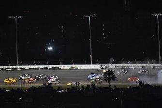 Last lap crash