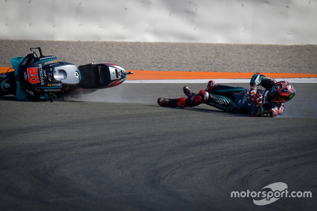 Accidente de Fabio Quartararo, Petronas Yamaha SRT
