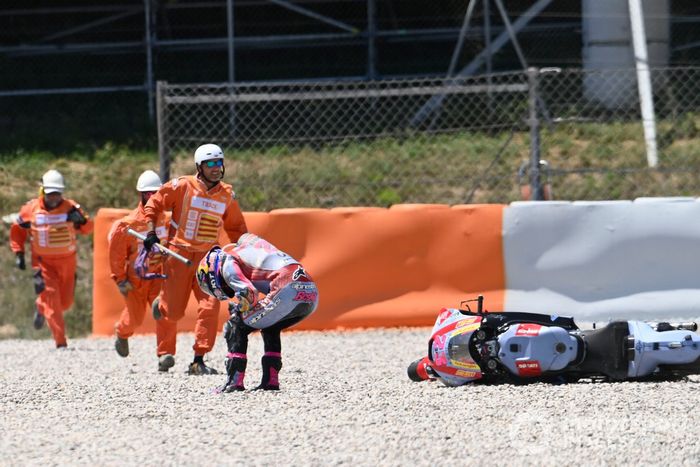 Caída de Enea Bastianini, Gresini Racing