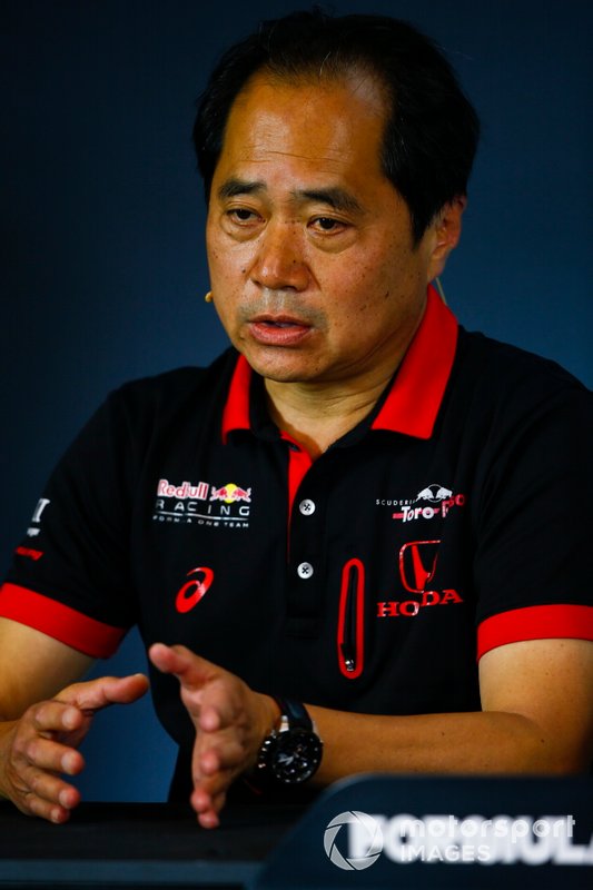 Toyoharu Tanabe, Director Técnico de F1, Honda, en la Rueda de Prensa de los directores del equipo