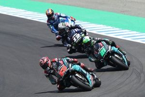 Fabio Quartararo, Petronas Yamaha SRT, Franco Morbidellli, Petronas Yamaha SRT, Maverick Vinales, Yamaha Factory Racing, Alex Rins, Team Suzuki MotoGP